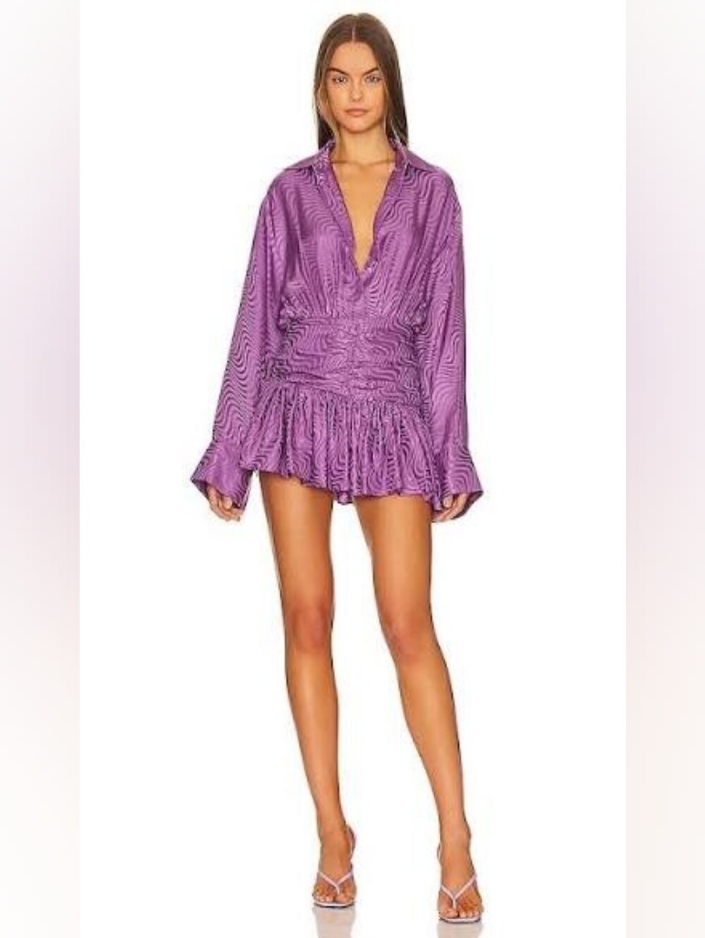 Ronny Kobo Collection Lilac Purple Mini Dress